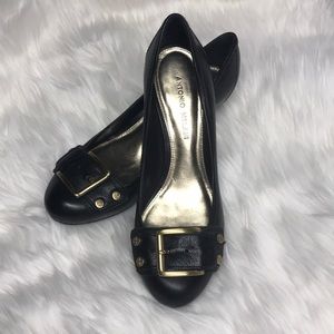 Antonio Melani buckle pumps